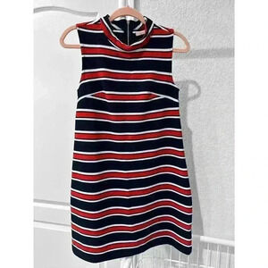 Scullers Red White and Blue Striped Dress Size S, Pre-Owned Patriotic EUC